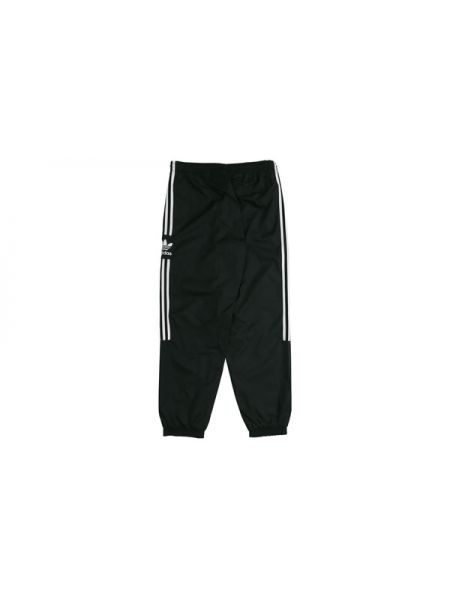 Классические спортивные штаны в полоску Adidas черные