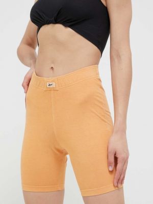 Класически панталони с висока талия Reebok Classic оранжево