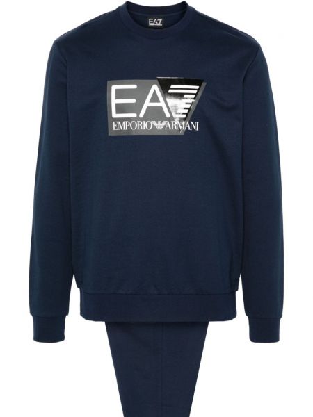 Tracksuit Ea7 Emporio Armani blå