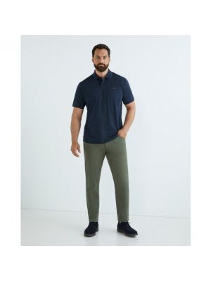 Pantalones de algodón con bolsillos Hackett verde