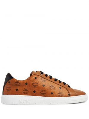 Sneakers con stampa Mcm