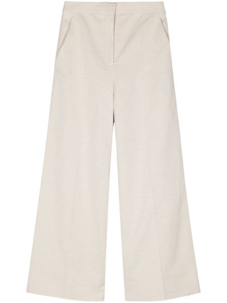 Pantalon large Stella Mccartney beige