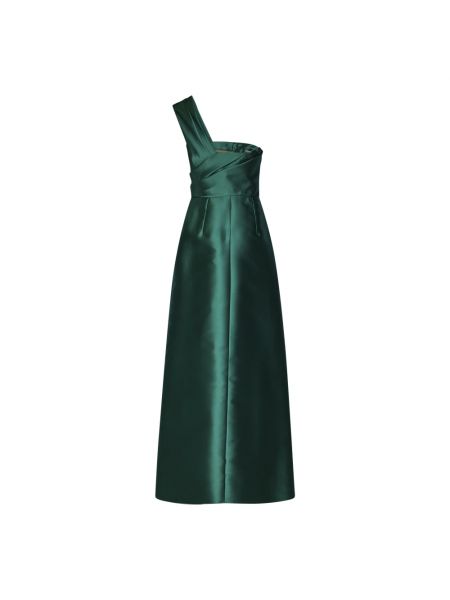 Vestido drapeado Alberta Ferretti verde