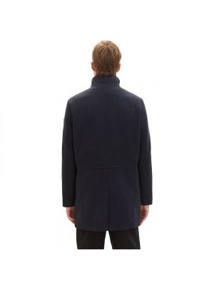 Шерстяное пальто Tom Tailor синее