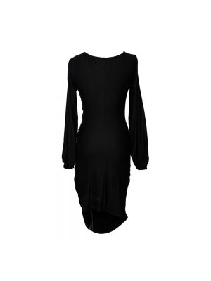 Sukienka midi z długim rękawem Gestuz czarna