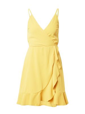 Μini φόρεμα Ax Paris κίτρινο