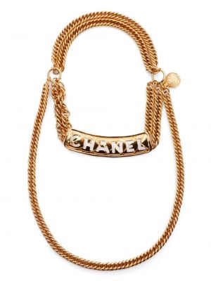 Колан Chanel Pre-owned златисто