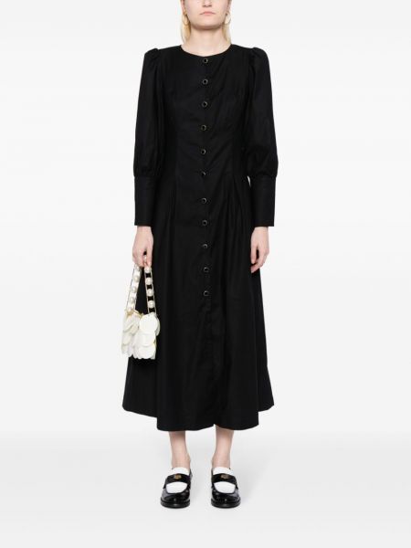 Midi suknele Reformation juoda