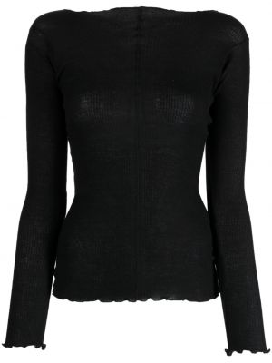 Пуловер Baserange черно