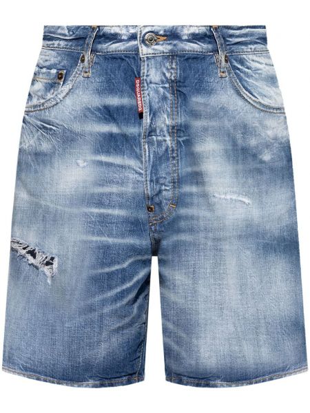 Shorts en jean effet usé Dsquared2