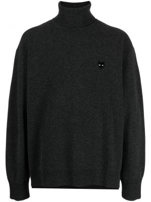 Плетен пуловер Zzero By Songzio сиво