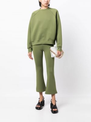 Pantalon large Cynthia Rowley vert