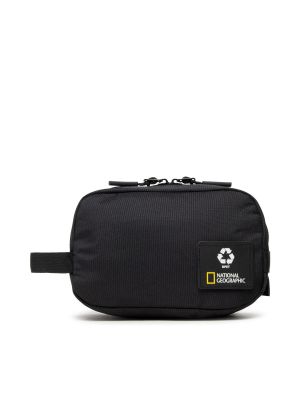 Kozmetična torbica National Geographic črna