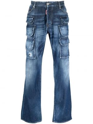 Straight jeans Dsquared2 blau