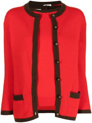 Cardigan Chanel Pre-owned rosso