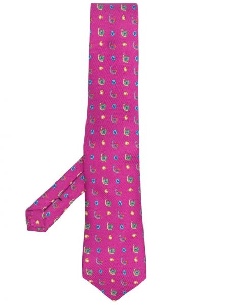 Corbata con estampado Etro rosa