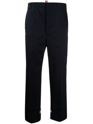 Pantalones rectos Thom Browne azul