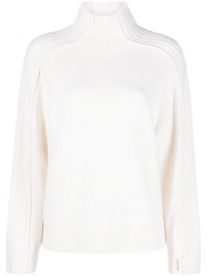 Вълнен пуловер Calvin Klein бяло