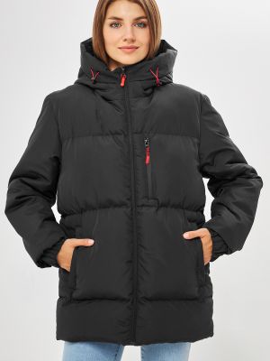 Nepromokavý zimní kabát s kapucí D1fference černý