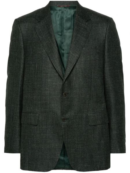 Kontrolleret blazer Canali grøn