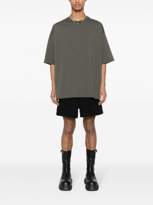 T-shirt en coton col rond Thom Krom vert