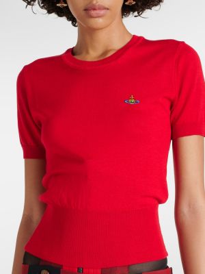 Top di lana Vivienne Westwood rosso