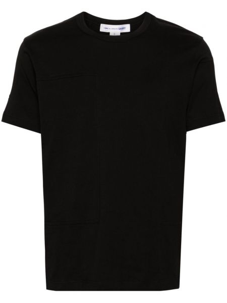Tricou din bumbac cu decolteu rotund Comme Des Garçons Shirt negru
