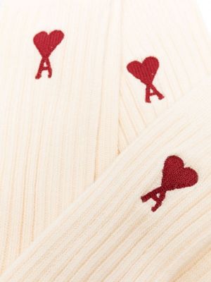 Ponožky Ami Paris bílé