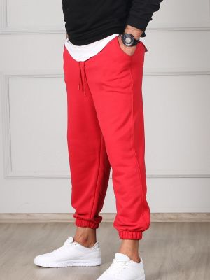 Pantaloni sport Madmext roșu