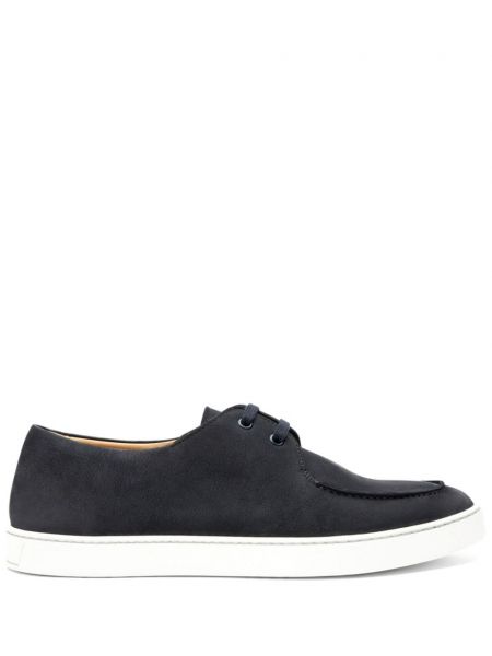 Leder sneaker Scarosso blau