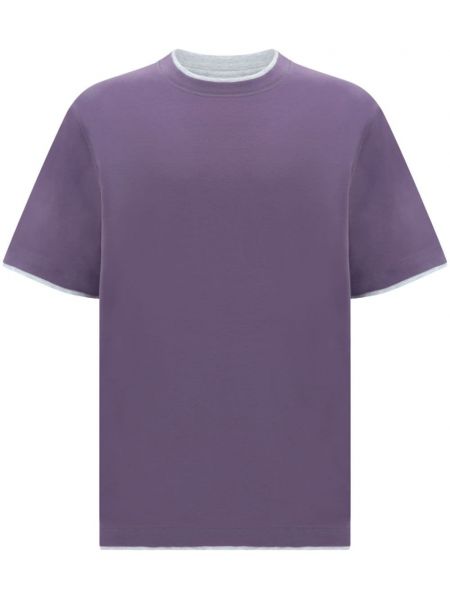 T-shirt Brunello Cucinelli lilla