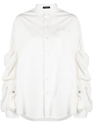 Marškiniai su kišenėmis R13 balta