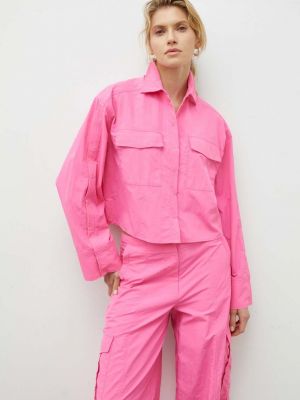 Košulja bootcut 2ndday ružičasta