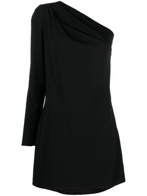 Plisované večerné šaty Dsquared2 čierna