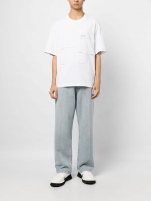 Medvilninis marškinėliai Feng Chen Wang balta
