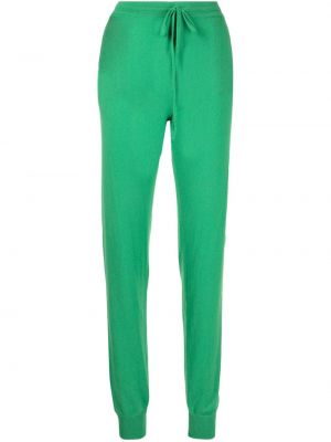 Pantaloni di cachemire Teddy Cashmere verde