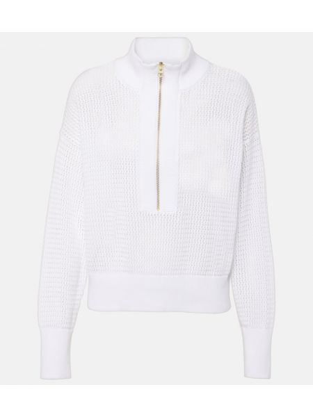 Jersey de algodón de tela jersey Varley blanco