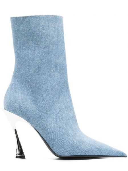 Ankle boots Mugler bleu