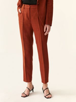 Pantalon plissé Tatuum orange