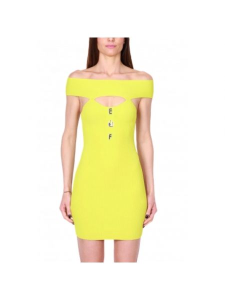 Sukienka mini Elisabetta Franchi żółta