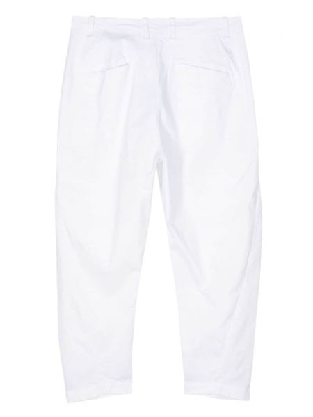Bavlněné kalhoty Transit bílé