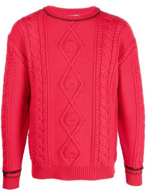 Вълнен пуловер Marine Serre червено