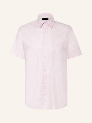 Рубашка TED BAKER Kurzarm-KINGFRD Regular Fit mit Leinen, светло-розовый