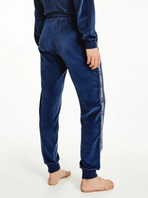 Spodnie sportowe Tommy Hilfiger Underwear niebieskie