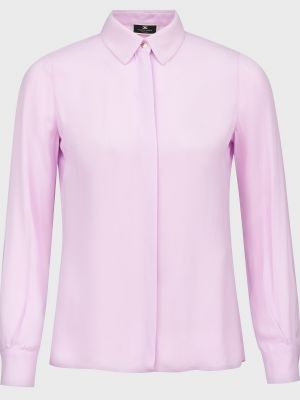 Блузка Elisabetta Franchi, фіолетова
