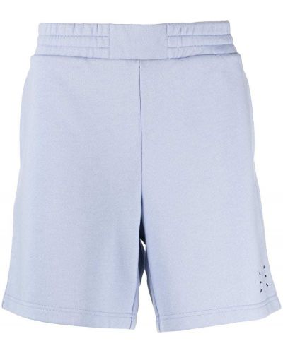 Pantalones cortos deportivos con bordado Mcq violeta