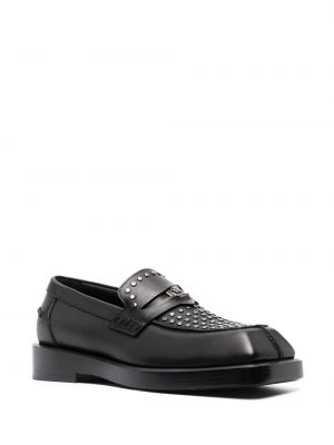 Loafer mit spikes Versace schwarz
