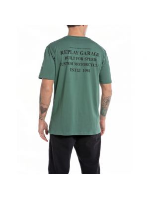 T-shirt Replay grün