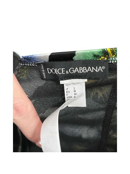 Top de seda Dolce & Gabbana Pre-owned azul