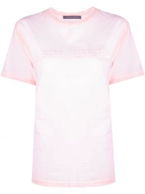 Růžové tričko Alberta Ferretti
